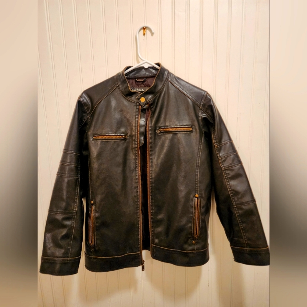 Leather Jacket Medium/Large fit